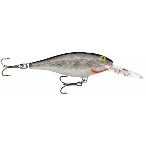 Leurre flottant - RAPALA - Shad Rap - 9 cm - Gris/Blanc/Noir - Action classique minnow blessé