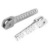 2pcs Aluminum Motorcycle Front Footpegs Footrests Fits for Hyosung GT250R GT650R 2005 2015