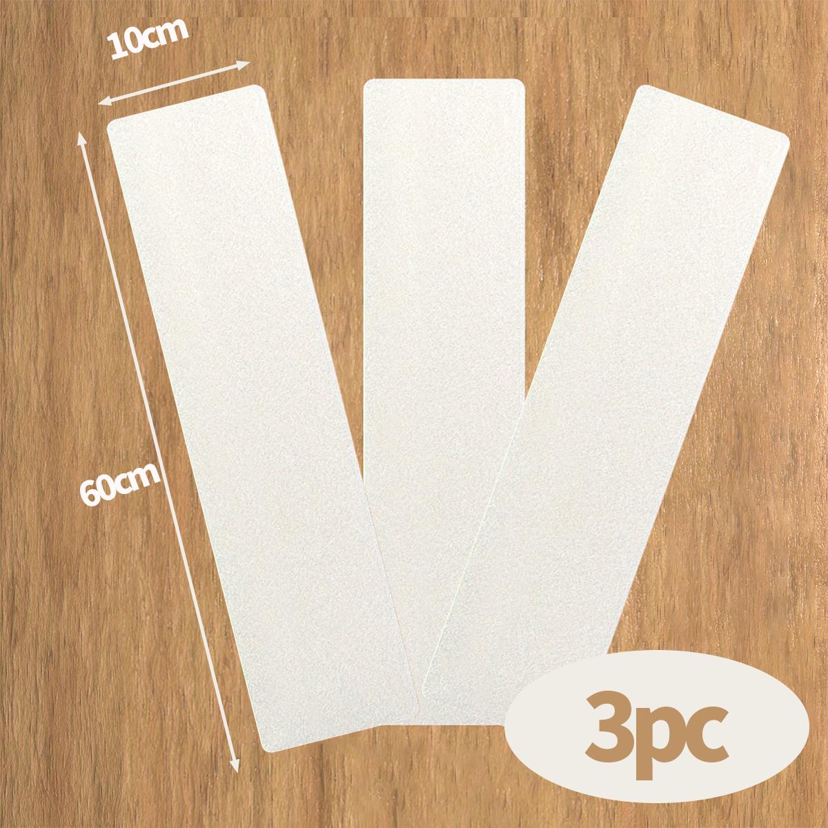 

PEVA Transparent Anti Slip Strips, Soft, Comfortable, Water Ripple Patterned, Suitable for Indoor Woodfloor, Stair, Shower Room 10CM&60CM