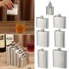 Portable Stainless Steel Hip Flask, Wine Bottle, Whisky Pot, Alcohol Container, Pocket, Leakproof Wine Bottle, Screw Cap