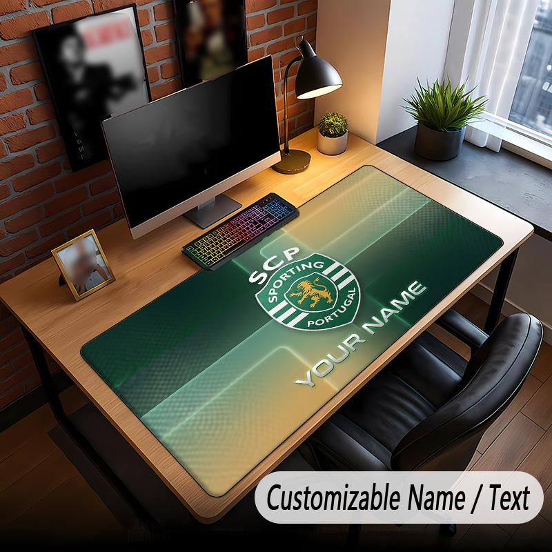 Large Mouse Pad Sporting CP Print Custom Name Text Desk Mat for Office Gaming