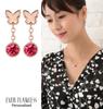 EverFlawless Butterfly Earrings with Natural Ruby and Power 18K Gold 18K Gold and S925 Sterling Gift Wrapping Perfect for Includes a Certificate of