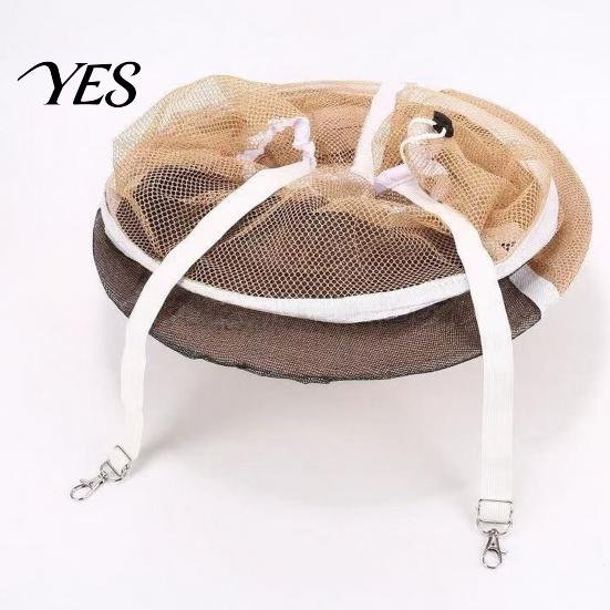 Adjustable Beekeeping Hat with Veil, Straps Wide Brim Full Mesh Visor Apiary And Veil Protection Bee for Face Neck Protection, Comfortable Fit