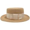 Sun Protection Ladies Sun Hat Satin Bow Visor Cap British Style Beach Hat  Sun Protection