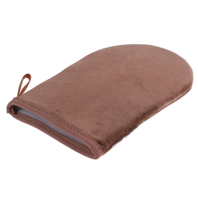 Brun Gjenbrukbar Applikator Tanning Gloves Cream Lotion Mousse Body Cleaning Glove