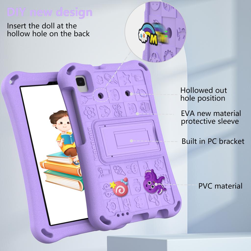 Für Samsung Galaxy Tab A9/Tab A7 Lite 8,7 Zoll/Tab A 8,0 (2019) Tablet-Hülle mit Ständer EVA-Abdeckung mit Schultergurt