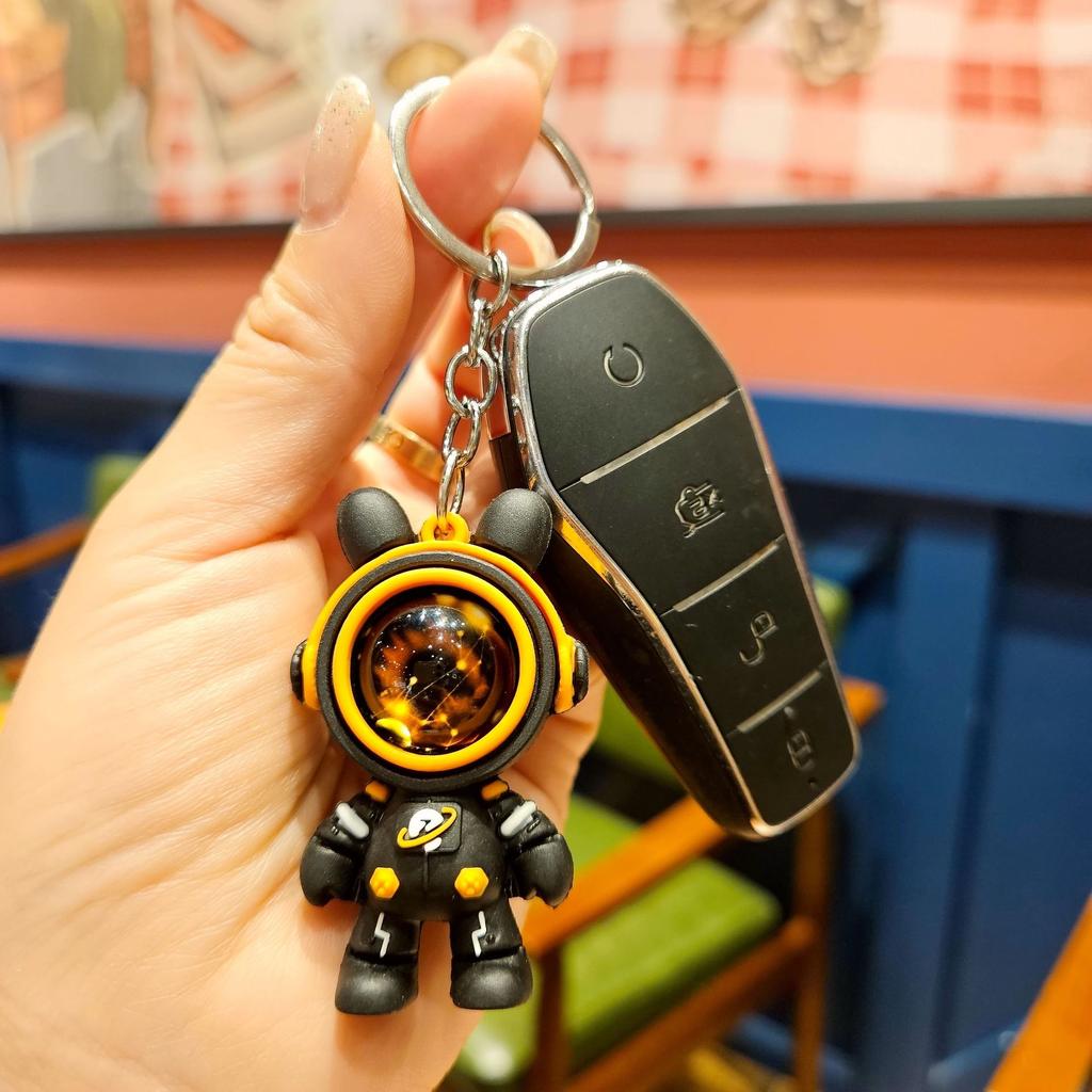 Reise zum Sternenhimmel Hase Astronaut Schlüsselanhänger Kreativer Auto-Schlüsselanhänger Anhänger Paar Geschenk Puppe Taschenanhänger