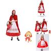 Kostium cosplay Yue Mei Keshi z motywem fantasy w stylu Czerwonego Kapturka do gier i gier fabularnych anime