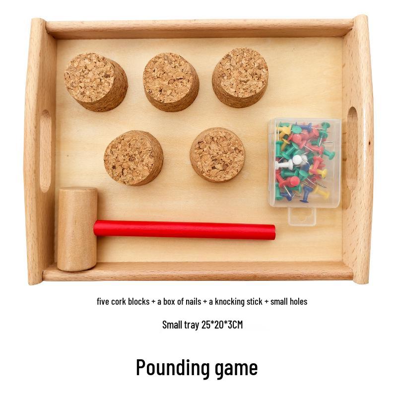 Montessori Daily Life Series: Complete Set of Wooden Toddler Grasping Toys