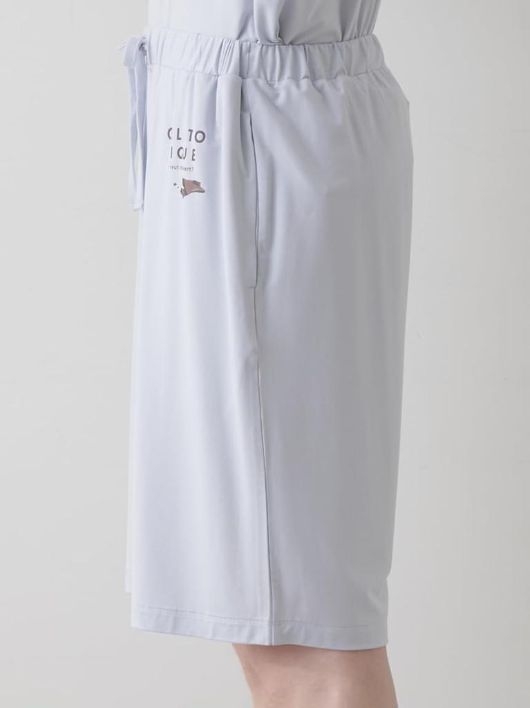 Gelato Pique HOMME COOL Rayon Logo Shorts PMCP252354 BLU Men's