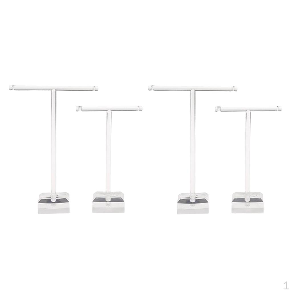 

4x Earrings Jewelry Holder Dangle Hoop Showcase