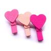 Fashion Amusing Heart Love Wooden Photo Paper Peg Pin Clothespin Craft Clips