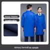 Men's Anti-Static Wear-Resistant Work Coat - Mid-Length, Thickened for Labor Protection