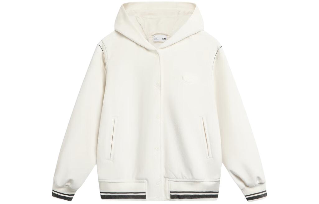 Li Ning Sports Life Collection Jackets & Coats Women s Ecru AFDU034-1 M