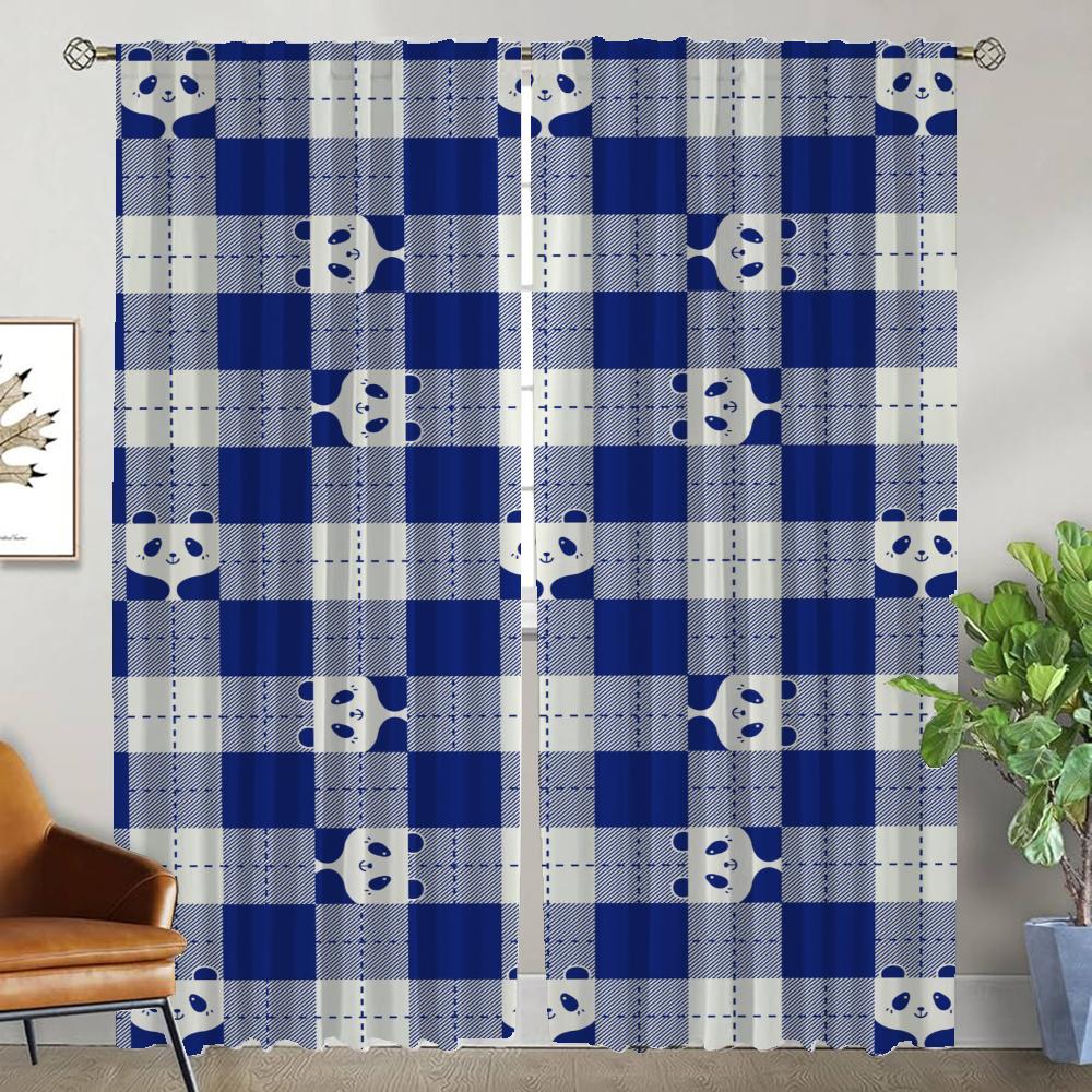 

Rabbit Partition Anti-mosquito Curtains 2 Pieces Modern Living Room Curtains for Camera Blackout Curtain Tulle for Bedroom Child W50xH70cmx2pcs-CL