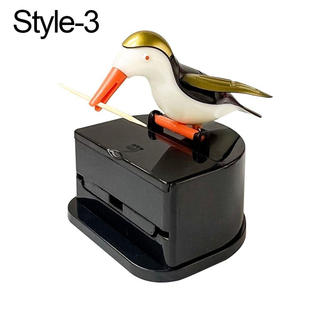 ABS Toothpick Dispenser Hummingbird Toothpick Can Convenient Toothpick Box  Home
