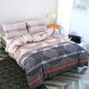 3-Piece Duvet Cover Set with 2 Pillowcases Breathable Polyester Machine Washable Zipper Closure