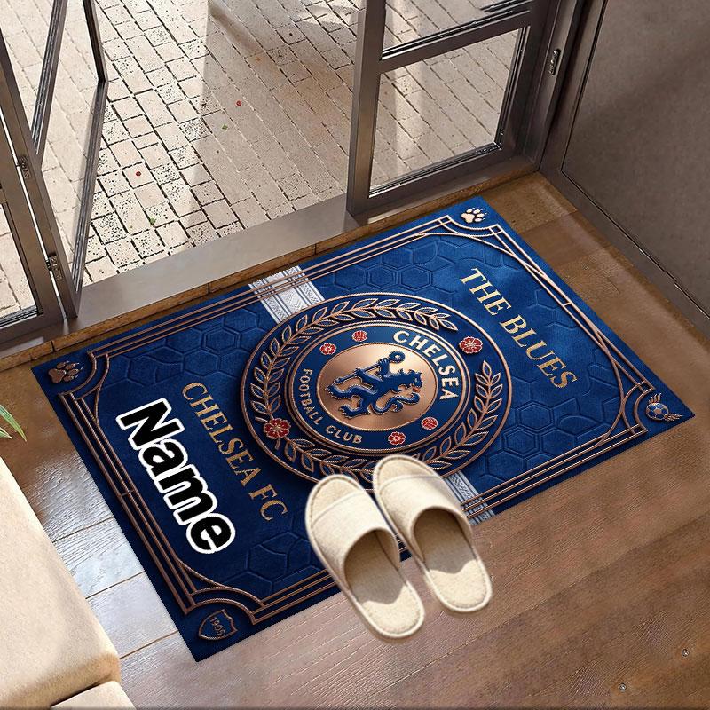Personalizovaný koberec s potiskem Chelsea FC na míru, Všestranný bytový dekorativní koberec, do herny, bytu, na balkon, předsíně, chodby, Dárek