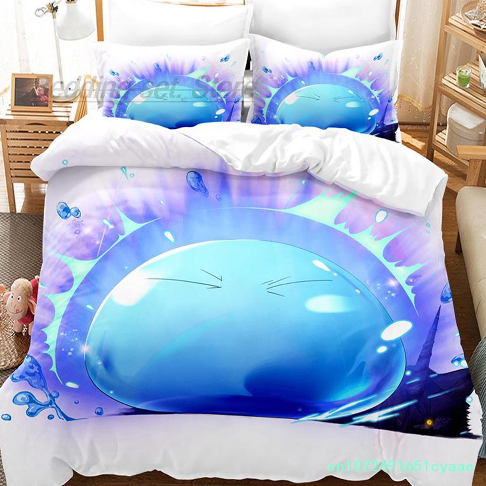 That Time I Got Reincarnated As A Slime Bedding Set Single Twin Full Queen King Size Bed Set Aldult Kids 3D Print Anime Cartoon