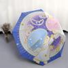 1pc "Twinkle Twin Stars" Umbrella with Plastic Handle,Suitable for All Seasons Home Travel Outdoor UmbrellaSanlio030