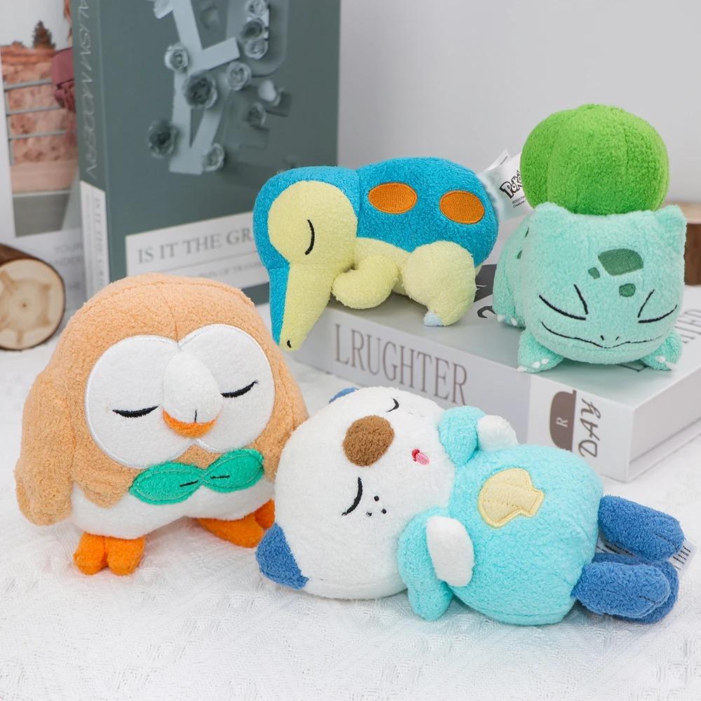 Oshawott Caterpie Gardevoir Oshawott Cyndaquil Plush Toys Cute Anime Stuffed Bulbasaur Pikachu Cartoon Peluche Doll Gfit 18-20CM