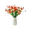 Artificial Flower Decorative Bright Colors Exquisite Shapes Never Fade Lifelike No Maintenance No Watering Natural Fake Flower