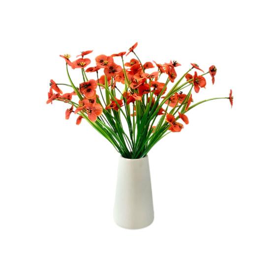 Artificial Flower Decorative Bright Colors Exquisite Shapes Never Fade Lifelike No Maintenance No Watering Natural Fake Flower