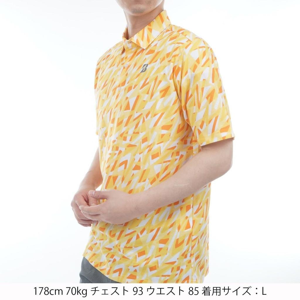 [Bridgestone Golf] Retro Short Sleeve Shirt EGM09A Men's YE