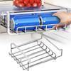 Drink Organizer For Fridge Automatic Beverage Organizer Soda Can Organizer Rack Stainless Steel Can Storage Holder For