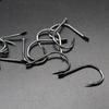 100Pcs Gold Iseini Fishing Hooks 100Pcs/Box Black Tube Payment Iseini Pressure Shank W/ Circle/Barbs