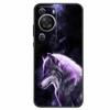 For Huawei P60 Pro Case Animals Protector Soft Silicone Phone Back Cover Cases for Huawei P60 Pro Coque Shockproof Wolf New Capa