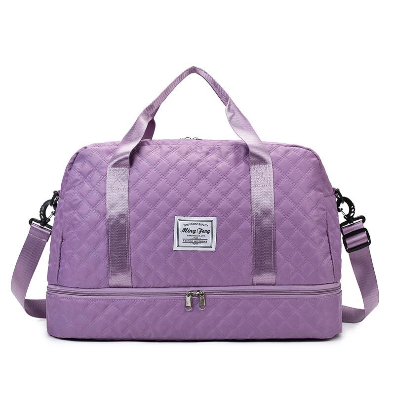 

Lishen Large Capacity Quilted Travel Duffle Bag