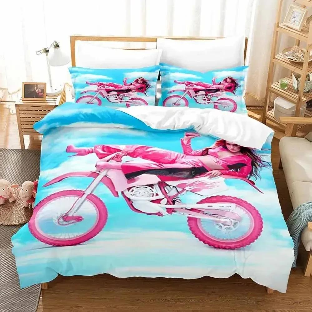 2024 Popular 3D Kawaii Sexy Girl Bedding Set Cartoon Anime 3 Piece Duvet Cover Sets for Adult Boys Bedroom Duvet Cover Bed Set
