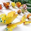 3D Double Layer Butterfly Wall Stickers 72 PCS PVC Decals for Enhancing Wall Decor in Living Rooms and Bedrooms