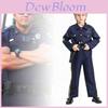 Comfortable Unisex Kids Police Costume For Halloween Cosplay Parties And Performances