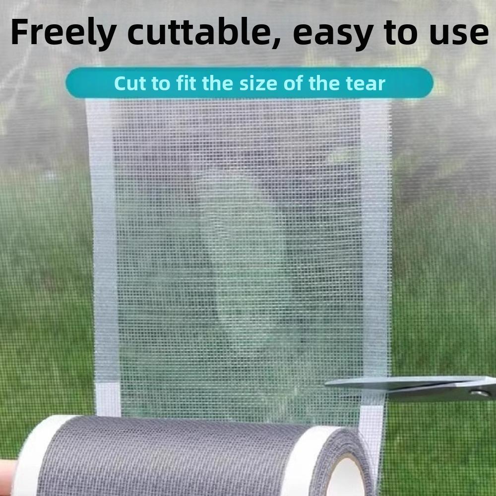 Self-Adhesive Window Screen Repair Tape Waterproof Anti-mosquito Mesh Self-Adhesive Tape  Bathroom