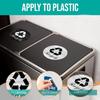 CT708 Reusable Magnetic Trash Sorting Sticker - Eco-Friendly Labels