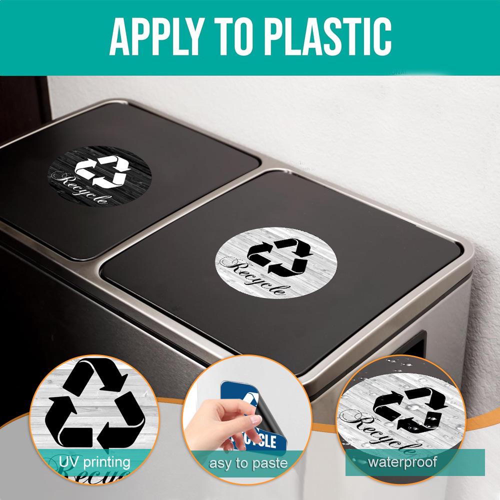 CT708 Reusable Magnetic Trash Sorting Sticker - Eco-Friendly Labels