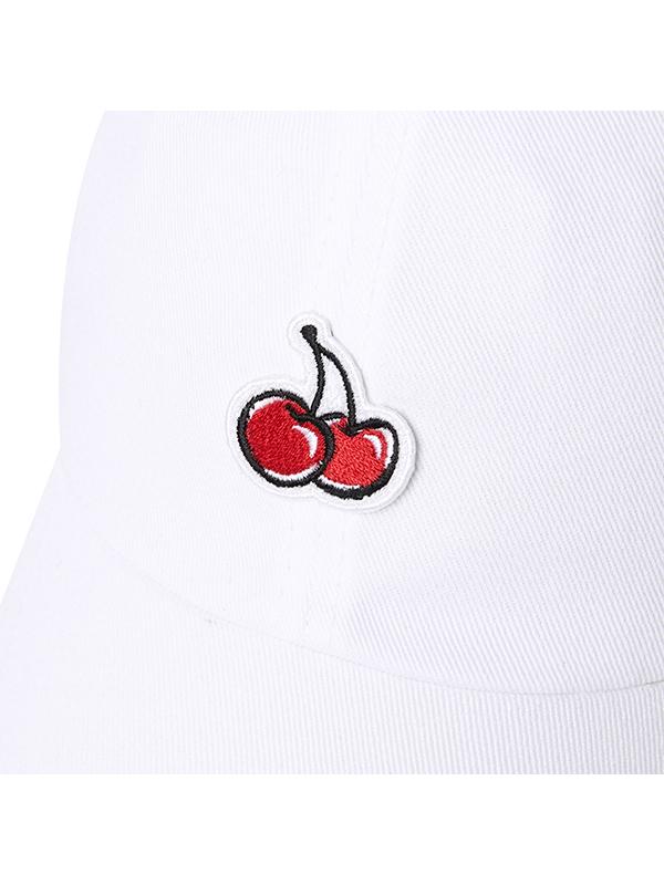 KIRSH Cherry Wappen Logo Ball Cap [White]