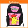 Pokemon Kids Eevee Pikachu Backpack 20-35l Large Capacity School Bag