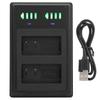 Charging Base Double Fast Charge Hub Micro TypeC LCD Display for DMWBLC12 Camera Battery