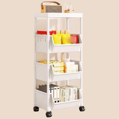 Étagère de rangement de cuisine à 2 ou 4 niveaux, étagère mobile, armoires murales, maison, chambre à coucher, salle de bain, chariot organisateur