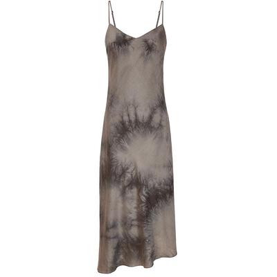 Women's 2025 Summer V-Neck Printed A-Line Long Dress
