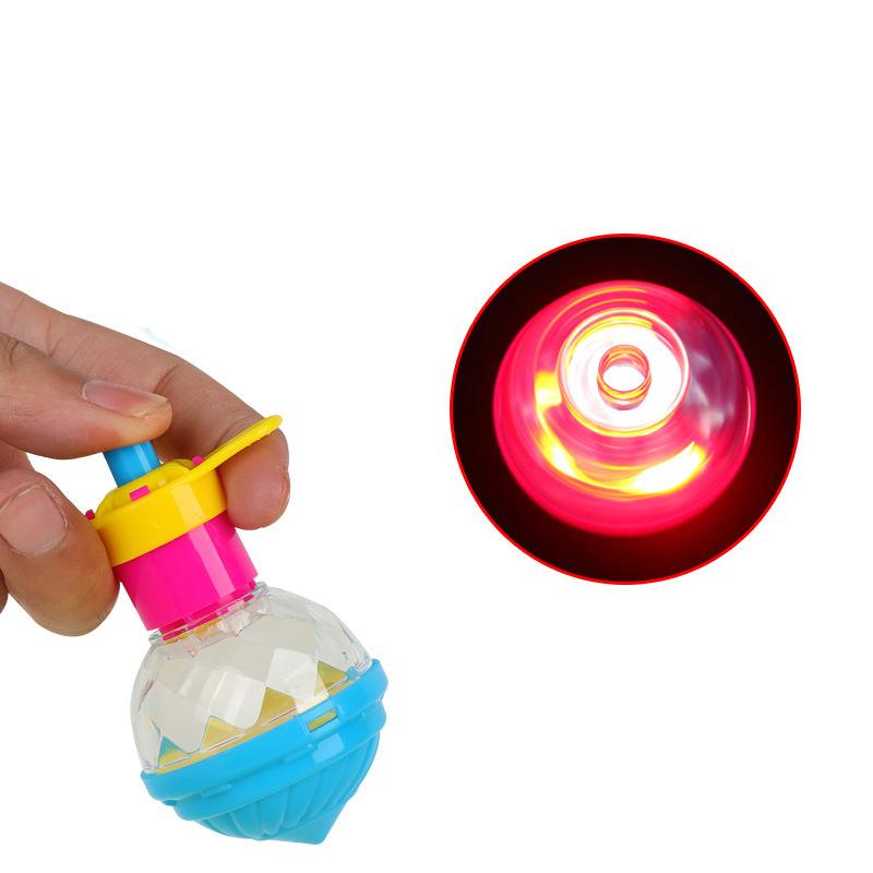 GYro Toy Color Flashing Gyro Music Spinning Toy With Luncher For Children Kids Toys Toys And Leisure