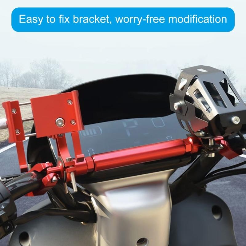 Adjustable Motorbike Handlebar Adjustable Crossbar Balance Bar Handle Grip Aluminum Alloy for Enhanced Stability Control