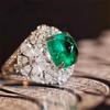 2026 New Sea Blue Cubic Zirconia Ring - Personalized Wedding Party Gorgeous Accessories of Special Interest To Women