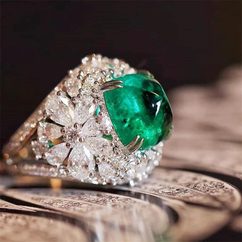 

2026 New Sea Blue Cubic Zirconia Ring - Personalized Wedding Party Gorgeous Accessories of Special Interest To Women 10
