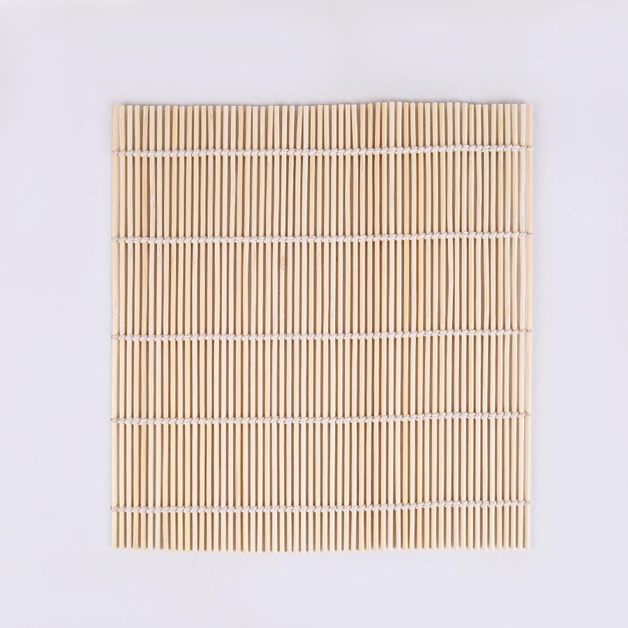 Бамбуковый коврик для роллов - Зеленый коврик для приготовления суши для японских водорослей и лепки рисовых шариков