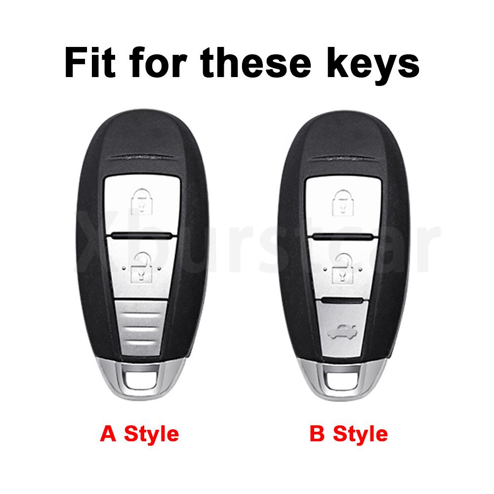 Shell Fob Keyless Protector Key Case Cover for Suzuki Vitara Swift Ignis Kizashi SX4 Baleno Ertiga Samurai S-Cross Accessories