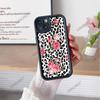 European and American Stations Retro Leopard Print Rose Mobile Phone Case Is Suitable for Apple 17promax Advanced Sense 16pm Silicone Protective Case